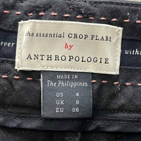 Anthropologie | The Essential Crop Flare Trouser, 4 - Picture 6 of 8